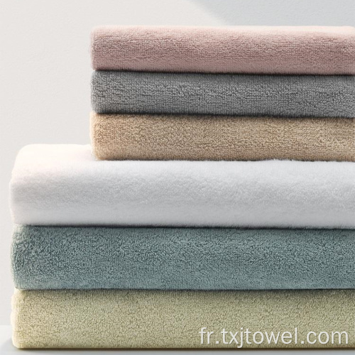 Serviette de bain 100% coton ensemble serviette de luxe
